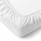 Sábana Bajera King  · Algodón Egipcio 600 Hilos · Blanco