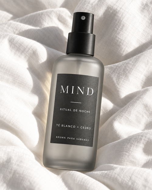 Bruma para Sábanas MIND · Té Blanco + Cedro